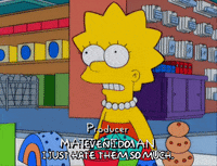 happy lisa simpson GIF