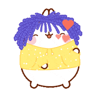 Maquillage Make Up Sticker by Molang
