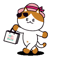 Cat Shopping Sticker by 궁디팡팡 캣페스타