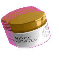 Lip Balm Rose Sticker by Ayyur Co