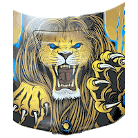 Lion King Illustration Sticker by Yanni Raz