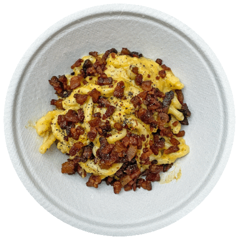 Pasta Bacon Sticker by foodbabyny