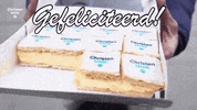 christenunie gefeliciteerd taart christenunie GIF