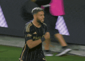 Excited Denis Bouanga GIF by Major League Soccer