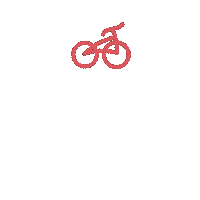 TandemArtStudio loop bike bicycle tandem Sticker