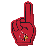 Louisville Cardinals Sticker by College Colors Day