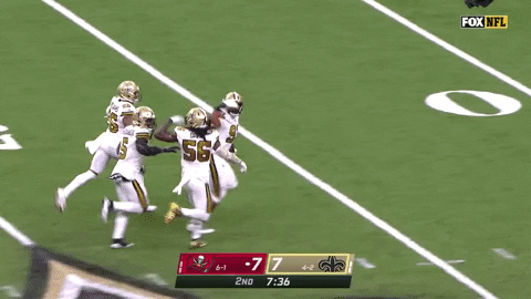 Happy Football GIF by New Orleans Saints