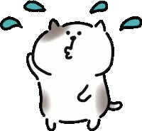 Cat Sticker by yoyoyon