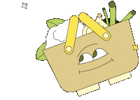 Shopping Fruit Sticker