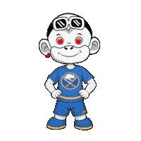 Happy Blue And Gold Sticker by Zhot