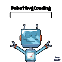 Robot Hug Sticker by VeeFriends