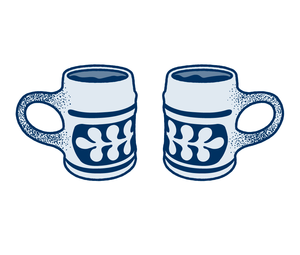 colonialwmsburg giphyupload cheers mugs huzzah Sticker