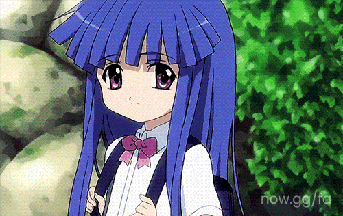 Blue Haired Anime Girl GIFs - wide 4