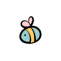 Bee Sticker by Maria Chiclé Design