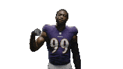 Football Flexing Sticker by Baltimore Ravens