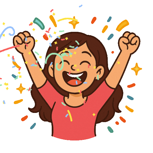 Confetti Felicidades Sticker
