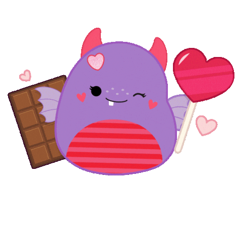 Valentines Day Love Sticker by Squishmallows