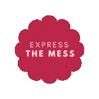 Mess Sticker by studio huske