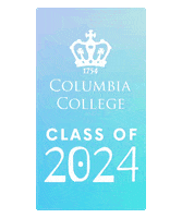 Columbia University Class Of 2024 Sticker by Columbia College