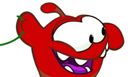 Happy Run Sticker by Om Nom