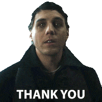 Neil Gaiman Thank You Sticker by NETFLIX