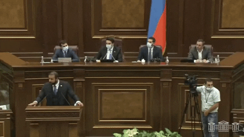 reporterarm giphygifmaker GIF