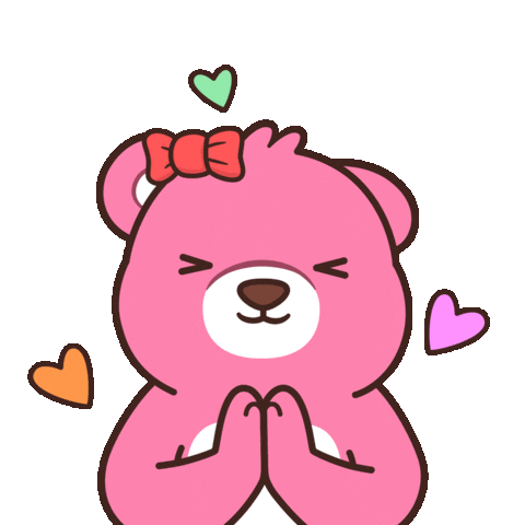 Teddy Bear Love Sticker by BEARISH