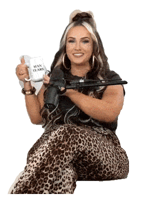 Priscilla Coffee Cup Sticker by Priscilla Block