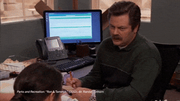 Ron Swanson Is Scared