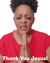 Thank You God Sticker by Kiaundra Jackson