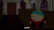 scared eric cartman GIF by South Park 
