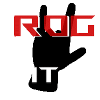 Rock And Roll Rog Sticker by ASUS Republic of Gamers Deutschland
