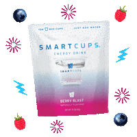 SmartCups energy tech technology caffeine Sticker