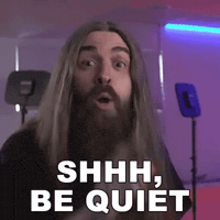 66Samus shut up drums quiet shh GIF