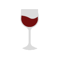 emilybezakwrites wine happy hour wine glass ebw Sticker