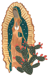 Mexico City Cactus Sticker by Be A Heart
