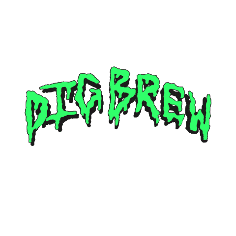 Craft Beer Sticker by Dig Brew Co