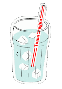 Drink Water Sticker by Sailor Coffee