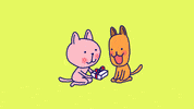 andrea_reyes cute friends cats skating GIF