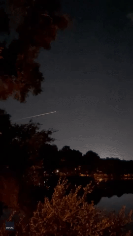 Rocket Streaks Across Orlando as NASA Crew Returns to Earth