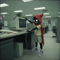 Office Tipping Over GIF by G*BOY