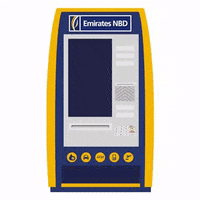 EmiratesNBD money shopping cash bank GIF