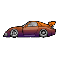 Cars Silhouette Sticker by ImportWorx