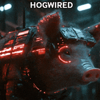 Pig Cyberpunk GIF by Preneura