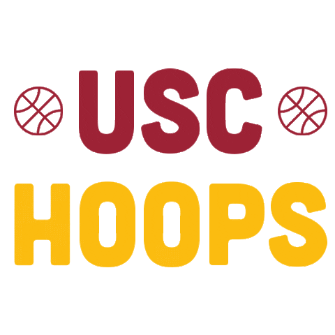 Basketball Hoops Sticker by USC Trojans