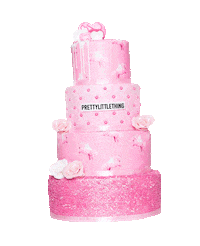 Happy Birthday Cake Sticker by prettylittlething