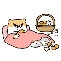 Winter Eating Sticker