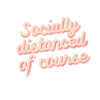 Social Distancing Sticker