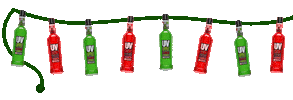 christmas spirit Sticker by UV Vodka
