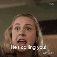 Phone Call Comedy GIF by Adults
